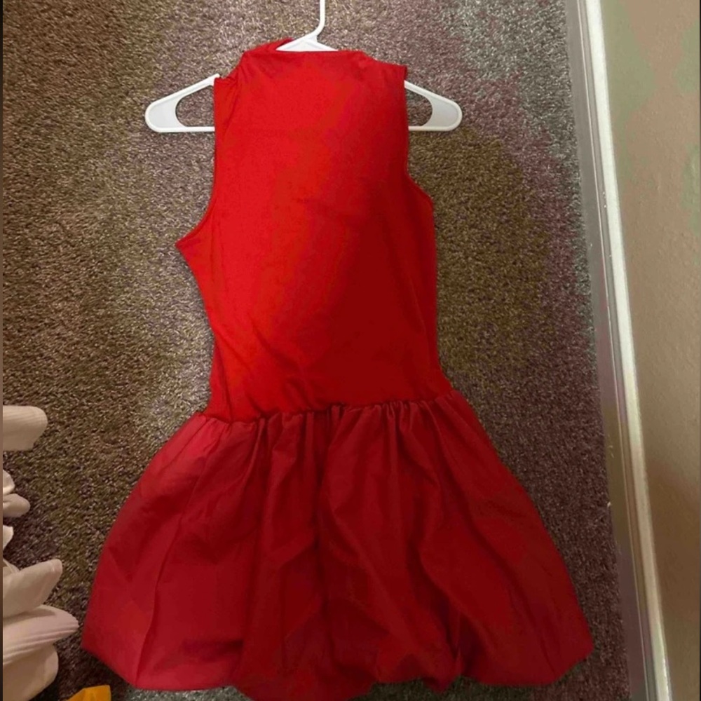 RED BUBBLE DRESS SIZE SMALL